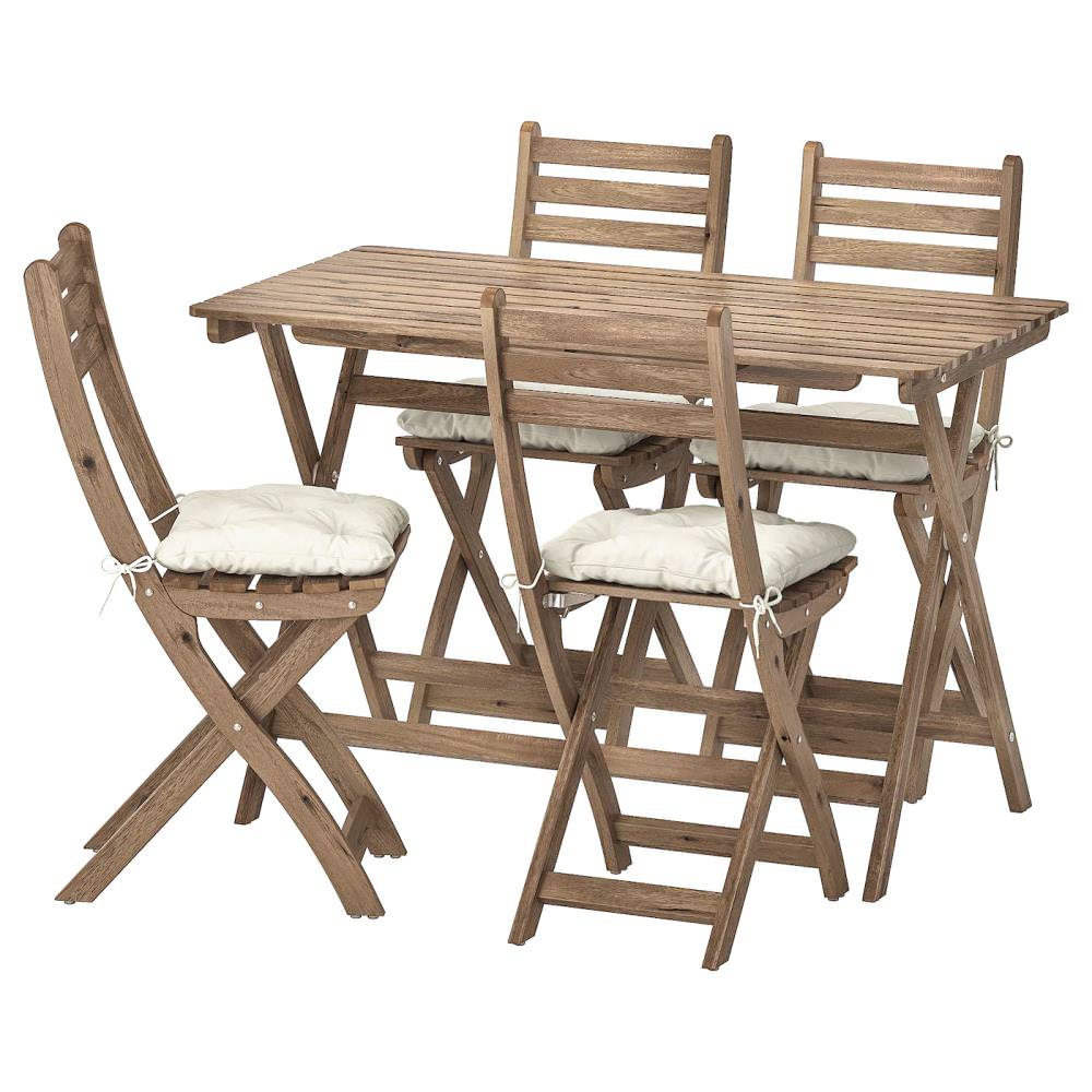 садовый набор стол и стулья из дерева